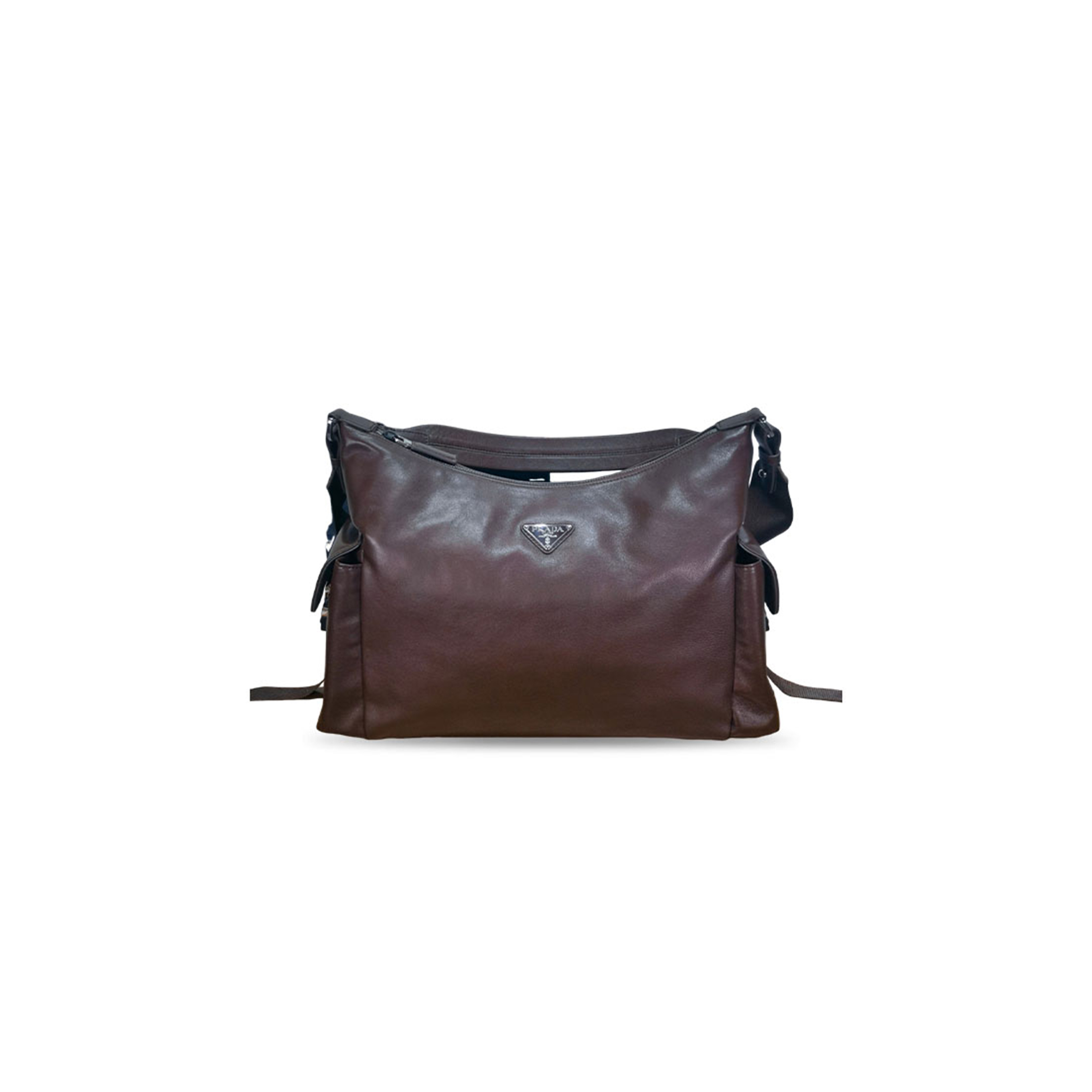 PRADA EXPLORE LARGE LEATHER SHOULDER BAG 2VH204 (43*29.5*15cm)